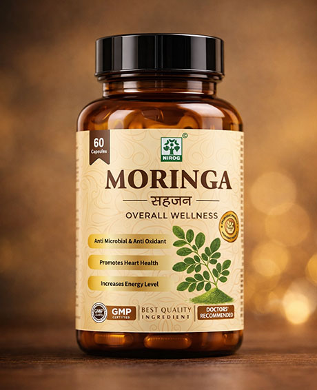 Moringa Capsule & Churna Bottle 