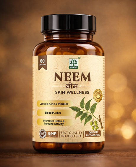 Neem Capsule & Churna Bottle 
