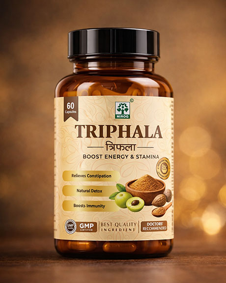 Triphala Capsule & Churna Bottle 